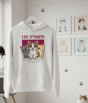 Sweat Capuche "Miaou Squad"